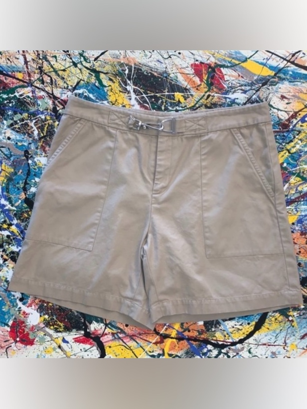 LAUREN BY RALPH LAUREN Tan Shorts.
